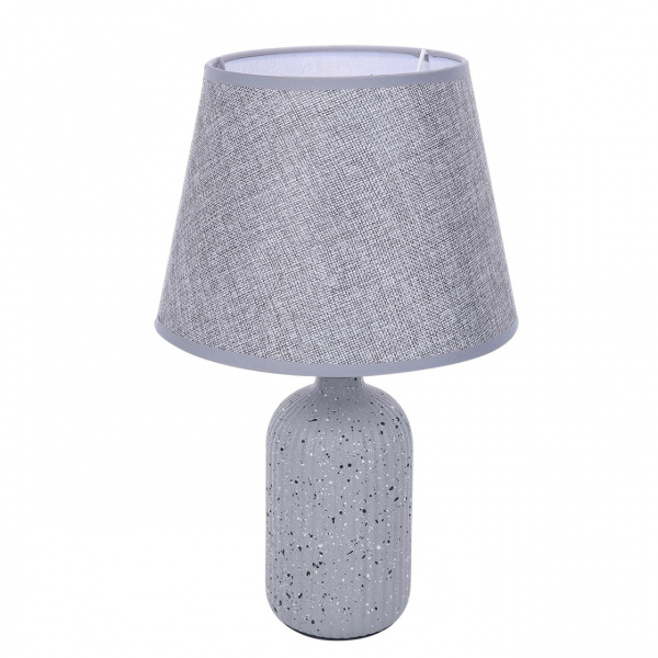 Серый, керамика/текстиль Настольная лампа Е27 1*60W 220V FANNA CLASSI, арт. 8216/1T