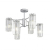 фото Хром/прозрачный, металл/хрусталь Люстра подвесная E14 6*40W 220V FAVLA CLASSI, арт. 8348/6C
