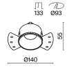 фото Встраиваемый светильник Maytoni Technical Share DL051-01-GU10-RD-WB, белый