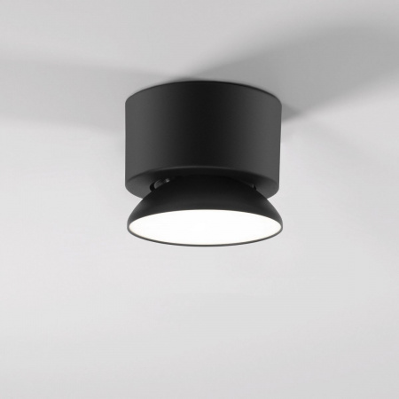 фото Светильник накладной поворотный светодиодный Smooth 10W 4000K черный 25053/LED