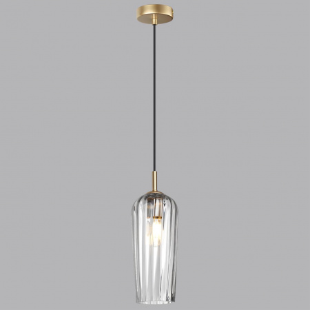фото Матовое золото Подвес E14 1*40W 220V ELLIE SUSPENTIONI, арт. 6551/1B