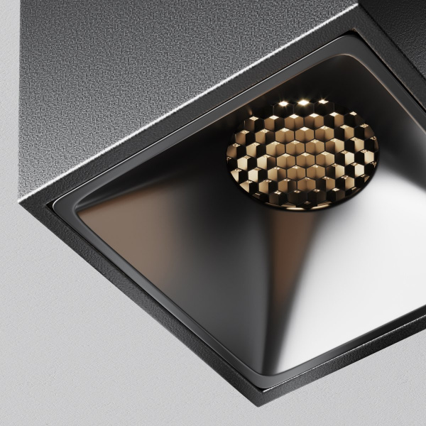 фото Потолочный светильник Maytoni Technical Alfa LED C065CL-8W3K-SQ-B, черный