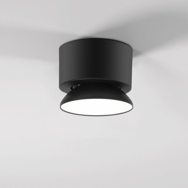фото Светильник накладной поворотный светодиодный Smooth 10W 4000K черный 25053/LED