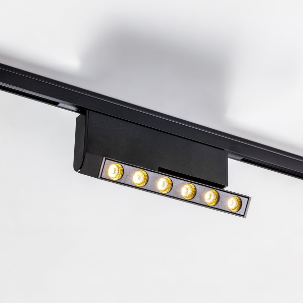 фото Светильник трековый 24V 6W 3000K 30° черный Linea Lightstar 206937