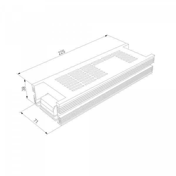 фото Блок питания для светодиодной ленты 12V 250W LST 20A