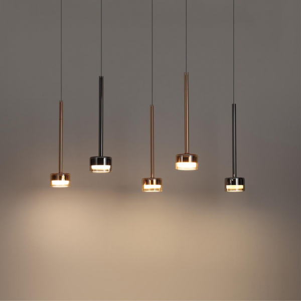 фото Светильник черный/ дымчатое стекло/металл IP20 LED 10W 3000K 220V LASLO HIGHTECH, арт. 7150/10L