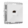 фото Розетка Ethernet RJ-45 cat. 6A экранированная (белый) W5120101