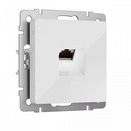 фото Розетка Ethernet RJ-45 cat. 6A экранированная (белый) W5120101
