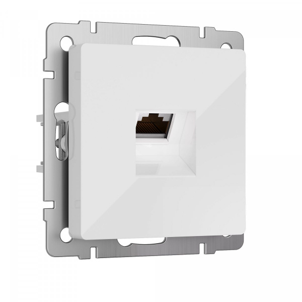 фото Розетка Ethernet RJ-45 cat. 6A экранированная (белый) W5120101