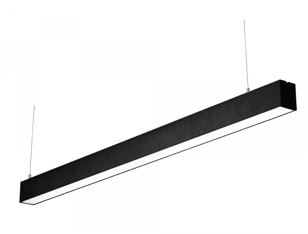 фото Светильник линейный светодиодный подвесной HB7250  LED SMD 60W 4000К цвет:черный