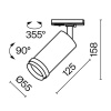 фото Трековый светильник Maytoni Technical Focus Zoom TR021-1-124K-Z-B, черный