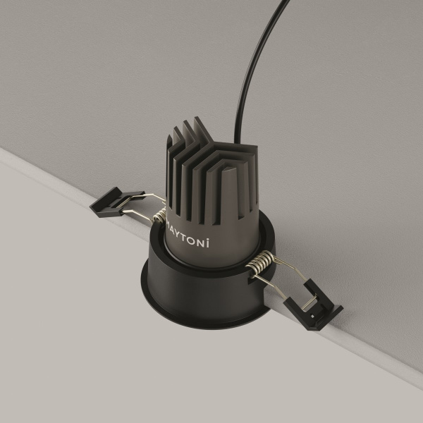 фото Встраиваемый светильник Maytoni Technical Dip DL115-10W-3K-B, черный