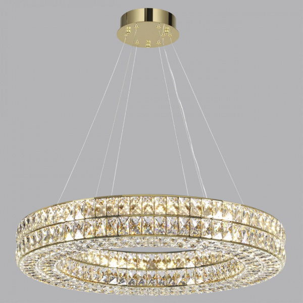 фото Золото/металл/хрусталь Люстра LED 85W 4000K 5074Лм PANTA L-VISION, арт. 4926/85L
