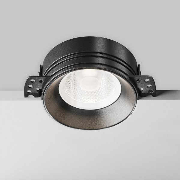 фото Встраиваемый светильник Maytoni Technical Flint DL101-GU10-TRS-B, черный