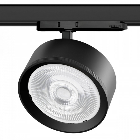 фото Светильник для трековой системы Quattro LED 35W 60G с адаптером Alta Pro, черный Lightstar A5747QT60G