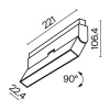 фото Трековый светильник Maytoni Technical Basis Rot TR036-4-12WTW-DD-W, белый