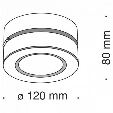 фото Потолочный светильник Maytoni Technical Treviso C023CL-L20B, черный