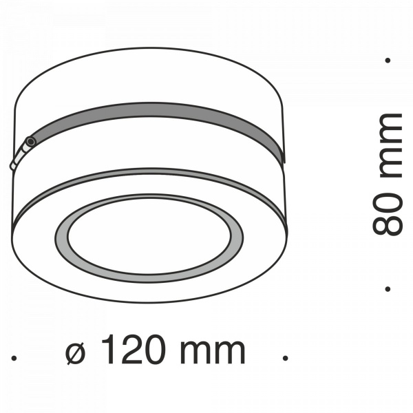 фото Потолочный светильник Maytoni Technical Treviso C023CL-L20B, черный