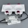 фото Свет-к LED (S2920) встр. квадр. 220-240V SMD 2*10W 4000K белый +V WO