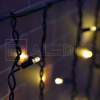 фото Бахрома (Айсикл) ALEDUS, 220 В, 3x0.9 м, черный провод, резина, теплый белый, без мерцания