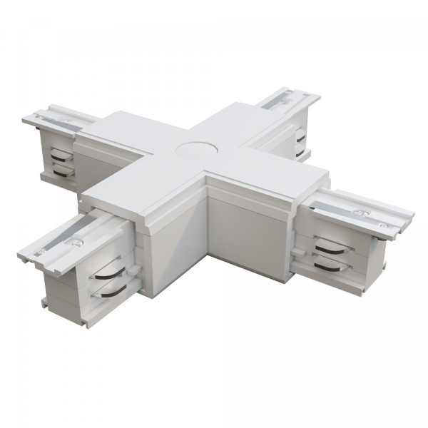 Коннектор Х-образный Trinity белый Maytoni Technical TRA005CX-31W