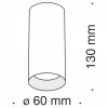 Потолочный светильник Maytoni Technical Focus C010CL-01MG, матовое золото