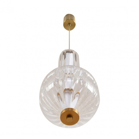 фото Бронза/прозрачный, металл/стекло Подвес LED 13W 4000K 220V TAISHA LEDIO, арт. 8325/28L