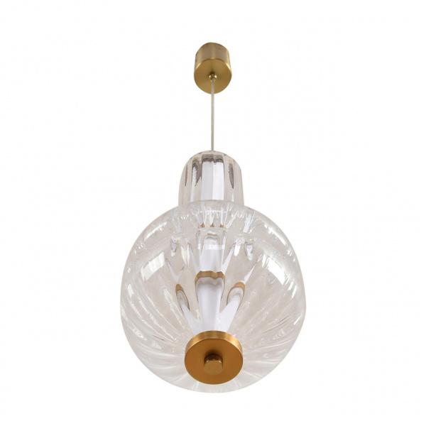 фото Бронза/прозрачный, металл/стекло Подвес LED 13W 4000K 220V TAISHA LEDIO, арт. 8325/28L