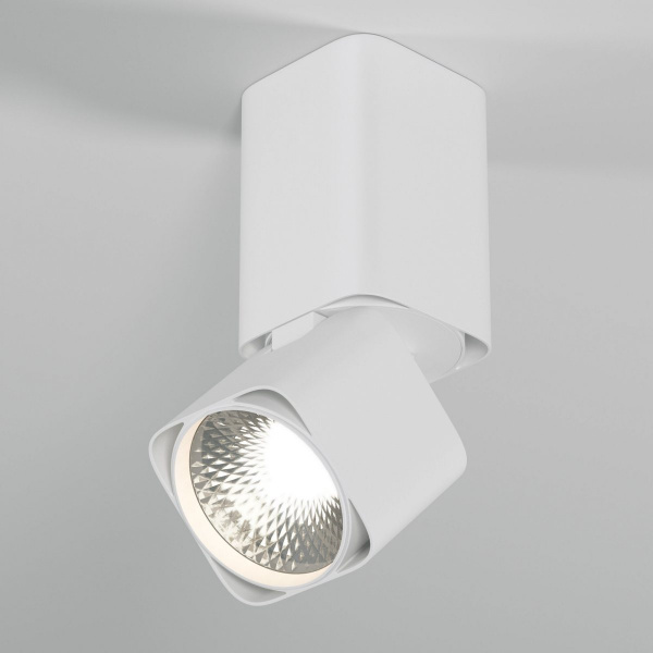фото Светильник потолочный поворотный светодиодный Cubus 10W 4000K белый 25043/LED