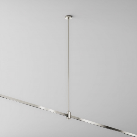 фото Крепление потолочное Длинное / Long одинарное 700мм Flarity платина Maytoni Technical TRA159C-S1-PT