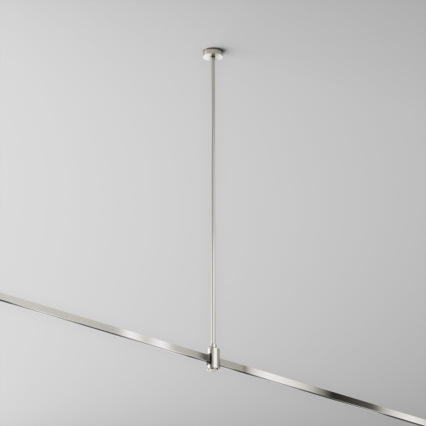 фото Крепление потолочное Длинное / Long одинарное 700мм Flarity платина Maytoni Technical TRA159C-S1-PT