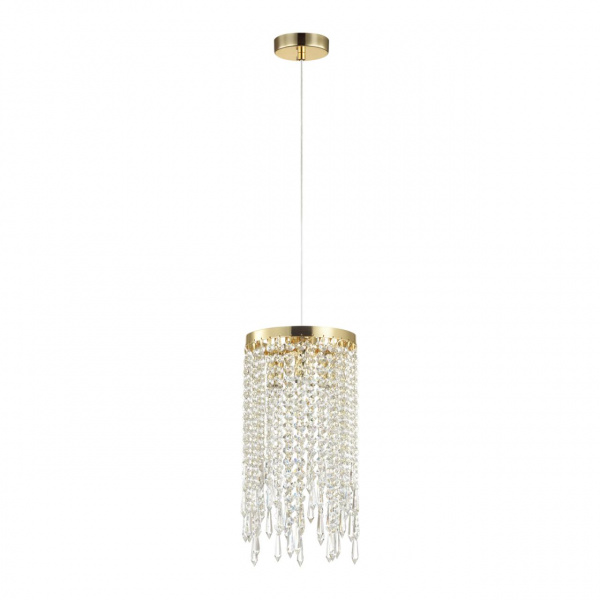 Золотой/прозрачный металл/хрусталь Подвес E14 3*40W CHOKKA MODERN, арт. 5028/3