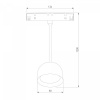 фото Slim Magnetic Трековый светильник 8W 4000K Uno (черный) 85126/01