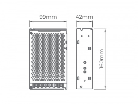 фото Блоки питания сетка SWG, 100 W, 12V, S-100-12