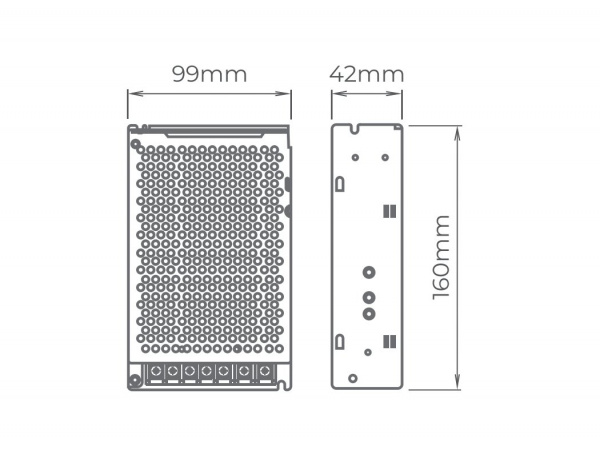 фото Блоки питания сетка SWG, 100 W, 12V, S-100-12