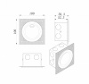фото Светодиодный настенный светильник SWG 3W черный 3000К, GW-R806-3-BL-WW