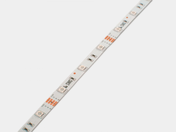 Светодиодная лента 5050, 30 LED/м, 7,2 Вт/м, 12В, IP20, 3M Цвет: RGB, SWG530-12-7.2-RGB-M, катушка 5 м