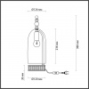 фото Бронзовы/коньячный/стекло Настольная лампа E14 1*40W BELL NEO, арт. 4892/1T