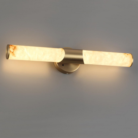 фото Настенный светильник латунь/металл/алебастр IP20 LED 12W 540Лм 3000K/4000K MARBELLA L-VISION, арт. 6672/12WL