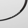 фото Slim Magnetic Трековый светильник для радиусного шинопровода 6W 4200K Intenso чёрный Ø 800мм 85183/01