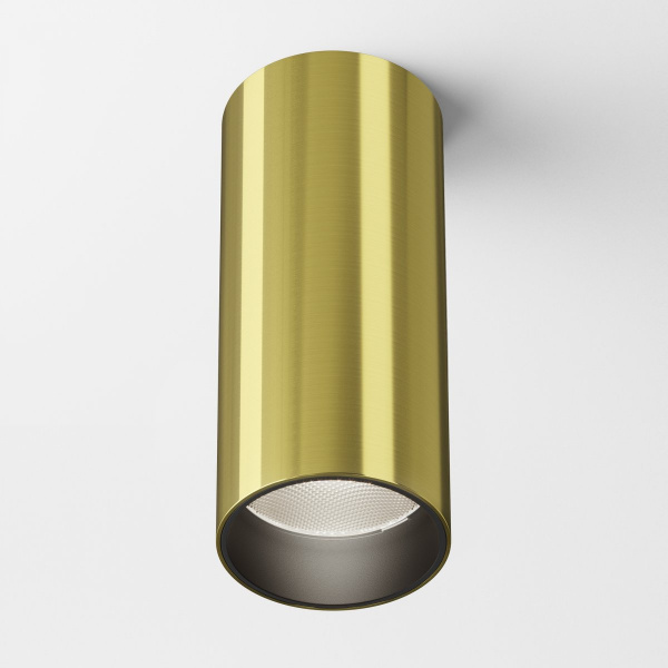 фото Потолочный светильник Maytoni Technical FOCUS LED C056CL-L12W4K-W-BS, латунь
