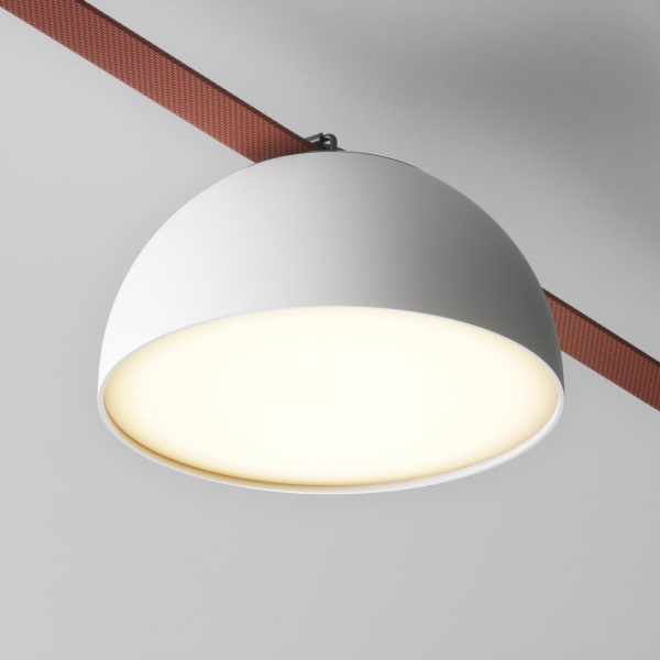 фото Трековый подвесной светильник Maytoni Technical Bowl TR126B-20W3K-W, белый