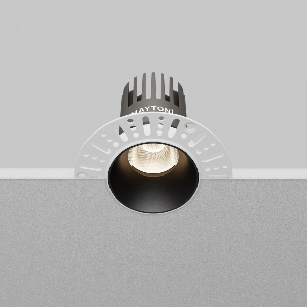 фото Встраиваемый светильник Maytoni Technical Dip DL124-10W-4K-TRS-B, черный