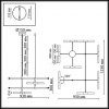 фото Светильник бронзовый/акрилл/металл IP20 G9 40W *16 180° 220V SOHO HIGHTECH, арт. 4306/16
