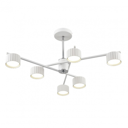 фото Белый/хром, металл Люстра потолочная LED GX53 6*7W 220V KARINA COMFI, арт. 8241/6C