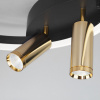фото Умный потолочный светильник Eurosvet Luminari 90247/3 черный/золото Smart