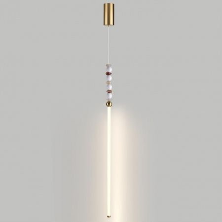 фото Подвесной светильник бронзов/белый/металл/акрил/агат IP20 LED 12W 3500K 220V MONELLA HIGHTECH, арт. 6640/12L