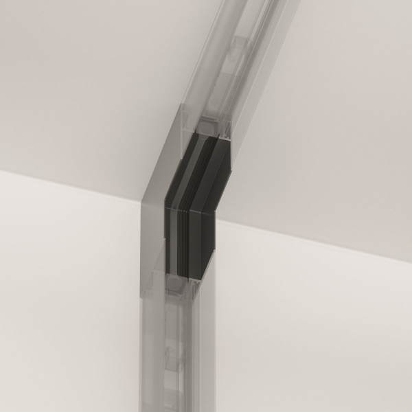 фото Угловой коннектор внутренний S35 накладной черный Maytoni Technical TRA004ICL-21B