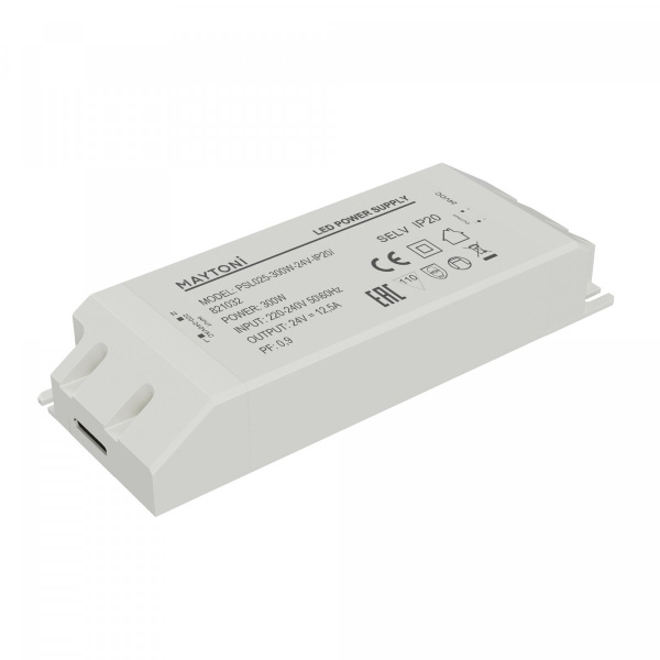 Источник напряжения PSL025 24В 300Вт IP20 Maytoni 821032, белый