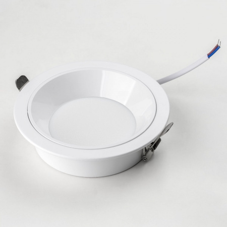 фото Светильник встраиваемый со встроенными светодиодами Zocco, белый Lightstar 220132